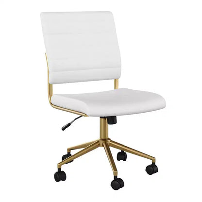 Chaise de bureau Martha Stewart Ivy en tissu