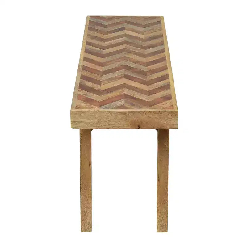 Banc EHMKNP en bois de manguier, Naturel