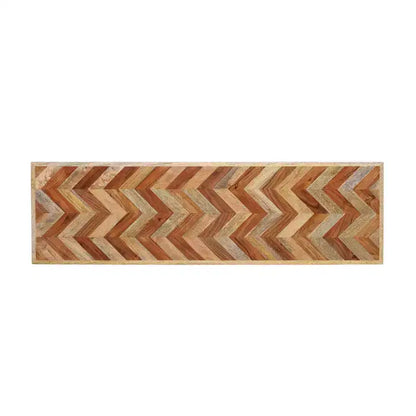 Banc EHMKNP en bois de manguier, Naturel