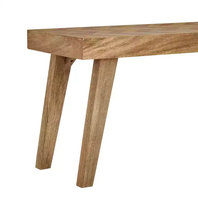 Banc EHMKNP en bois de manguier, Naturel