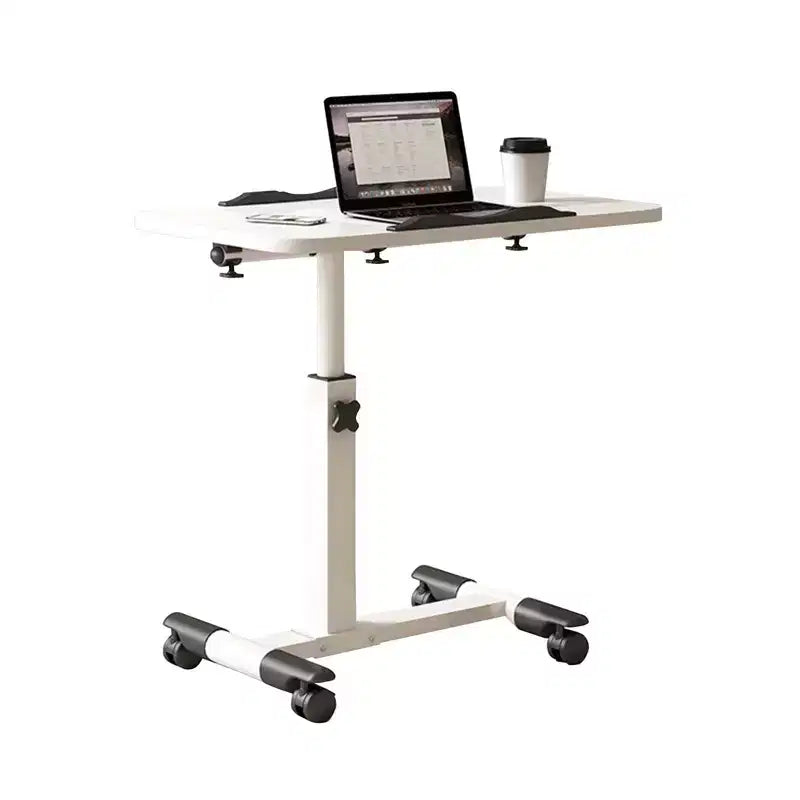 Table de lit à roulettes, table d'appoint pliable, table de chevet roulante, bureau debout à hauteur réglable, postes de travail informatiques pour le bureau à domicile
