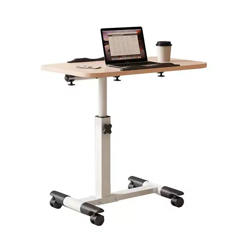 Table de lit à roulettes, table d'appoint pliable, table de chevet roulante, bureau debout à hauteur réglable, postes de travail informatiques pour le bureau à domicile