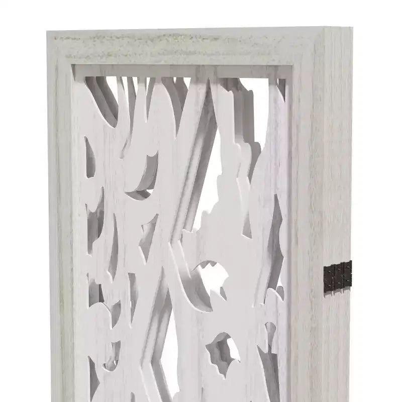 Dovelina 67H Panneaux de séparation pliants en bois Paravent autoportant pour l'intimité