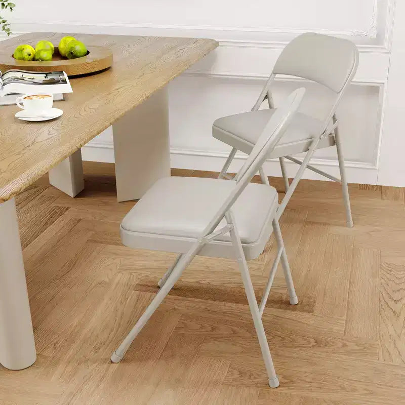 Lot de 2 ou 4 chaises pliantes avec coussins rembourrés, supportant jusqu'à 158 kg, pour salle à manger, bureau à domicile, événements intérieurs et extérieurs