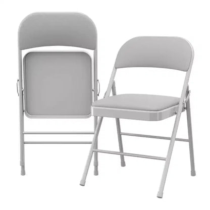 Lot de 2 ou 4 chaises pliantes avec coussins rembourrés, supportant jusqu'à 158 kg, pour salle à manger, bureau à domicile, événements intérieurs et extérieurs