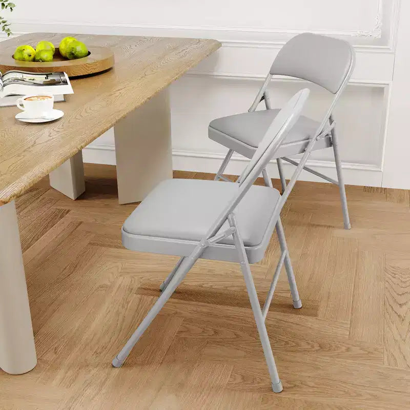 Lot de 2 ou 4 chaises pliantes avec coussins rembourrés, supportant jusqu'à 158 kg, pour salle à manger, bureau à domicile, événements intérieurs et extérieurs