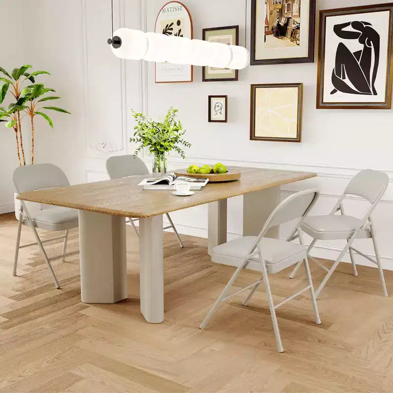Lot de 2 ou 4 chaises pliantes avec coussins rembourrés, supportant jusqu'à 158 kg, pour salle à manger, bureau à domicile, événements intérieurs et extérieurs