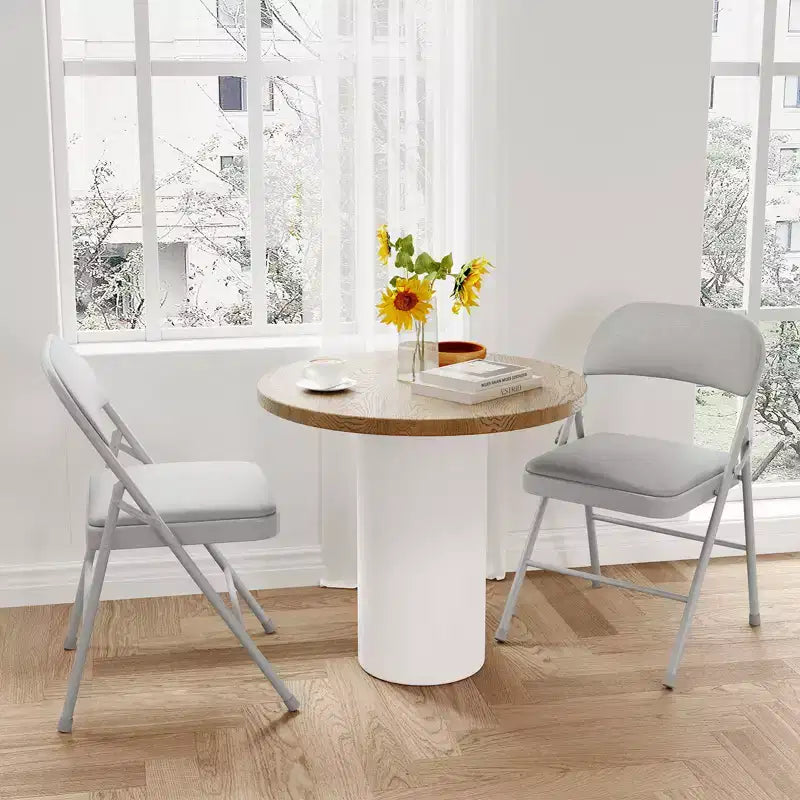 Lot de 2 ou 4 chaises pliantes avec coussins rembourrés, supportant jusqu'à 158 kg, pour salle à manger, bureau à domicile, événements intérieurs et extérieurs
