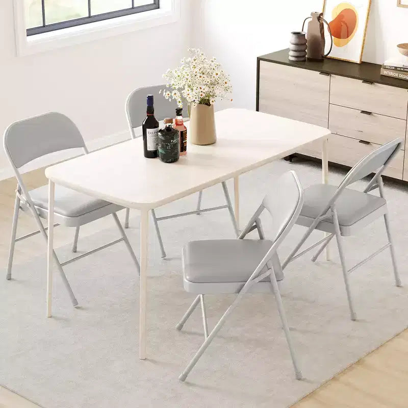 Lot de 2 ou 4 chaises pliantes avec coussins rembourrés, supportant jusqu'à 158 kg, pour salle à manger, bureau à domicile, événements intérieurs et extérieurs