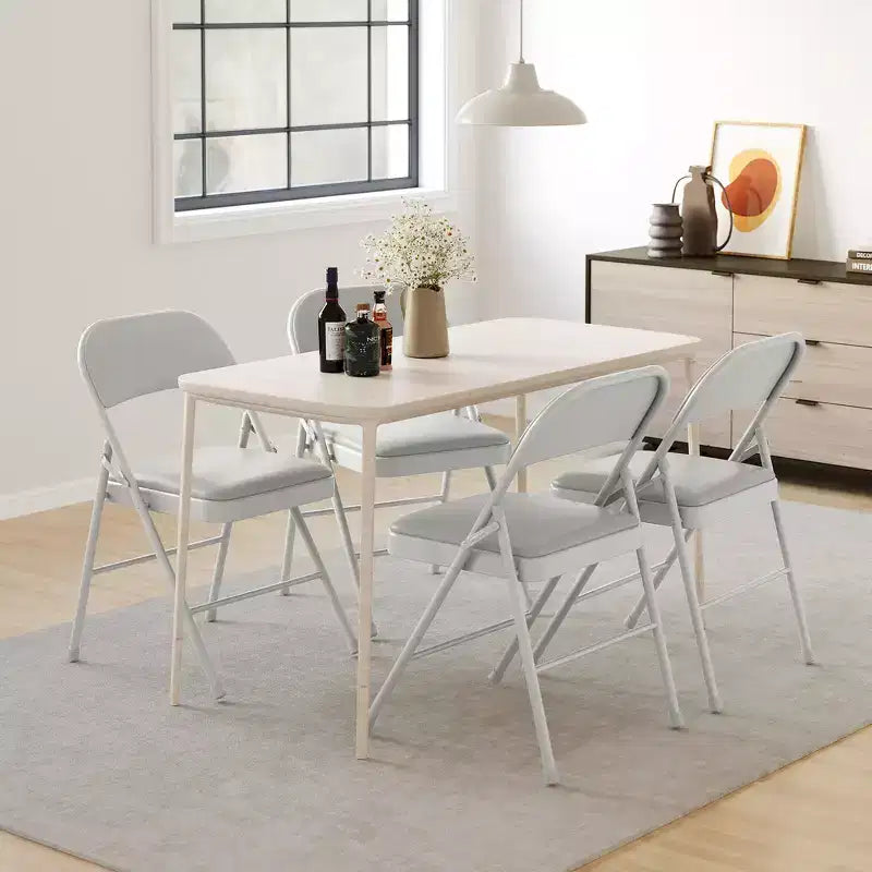 Lot de 2 ou 4 chaises pliantes avec coussins rembourrés, supportant jusqu'à 158 kg, pour salle à manger, bureau à domicile, événements intérieurs et extérieurs