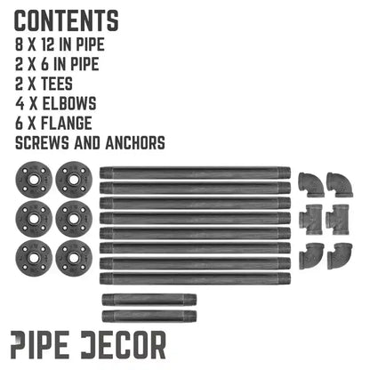 Étagère Murale à 2 Niveaux par PIPE DÉCOR