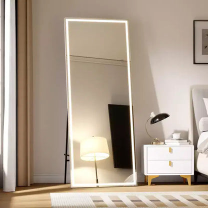 Miroir psyché arqué, Miroir psyché sur pied, Miroir inclinable sur pied avec support, Miroir mural, Grand miroir de dressing