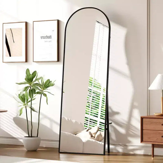 Arched Full-Length Mirror, Floor-Standing Full-Length Mirror, Free-Standing Reclining Mirror with Stand, Wall-mounted Mirror, Large Dressing Mirror