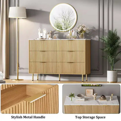 Commode à 6 tiroirs pour chambre à coucher, commode en bois, commode de rangement moderne, pour salon, placard, couloir, entrée
