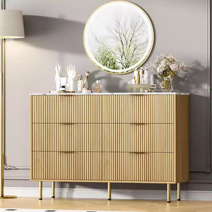 Commode à 6 tiroirs pour chambre à coucher, commode en bois, commode de rangement moderne, pour salon, placard, couloir, entrée