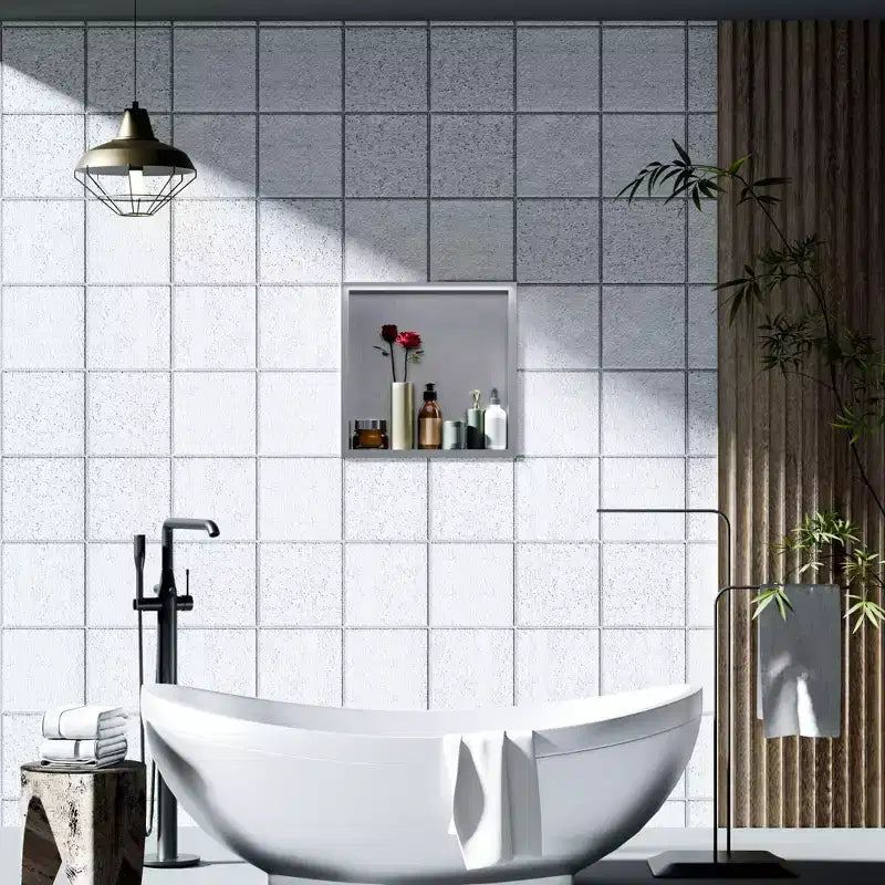 Niche de douche en acier inoxydable, organiseur mural de salle de bain encastré 304 pour douche