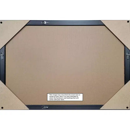 Amanti Art Odin Miroir Mural de Salle de Bain en Bois biseauté Petite Bronze Antique 28,75 x 22,75 po