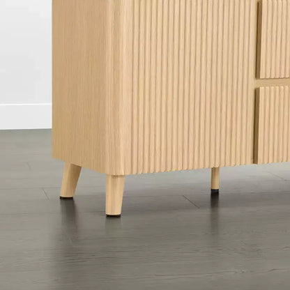 Buffet moderne avec rangement Spruce & Spring de 62 pouces