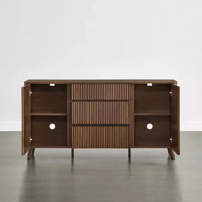 Buffet moderne avec rangement Spruce & Spring de 62 pouces