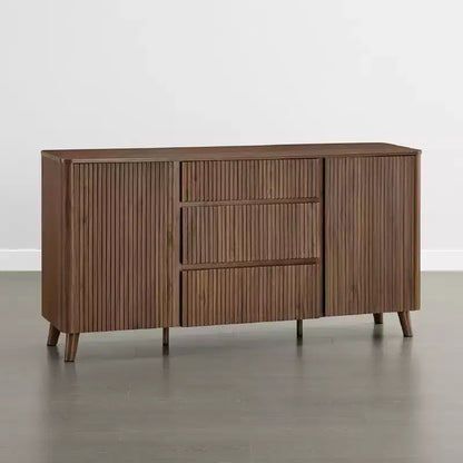 Buffet moderne avec rangement Spruce & Spring de 62 pouces