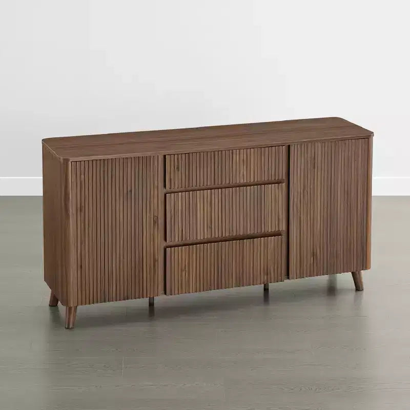 Buffet moderne avec rangement Spruce & Spring de 62 pouces