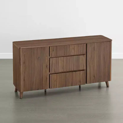 Buffet moderne avec rangement Spruce & Spring de 62 pouces
