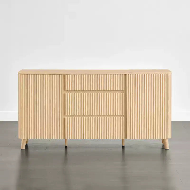 Buffet moderne avec rangement Spruce & Spring de 62 pouces