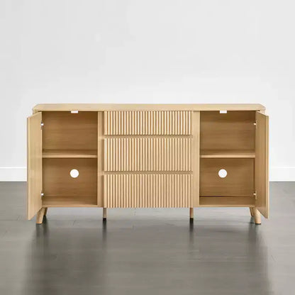 Buffet moderne avec rangement Spruce & Spring de 62 pouces