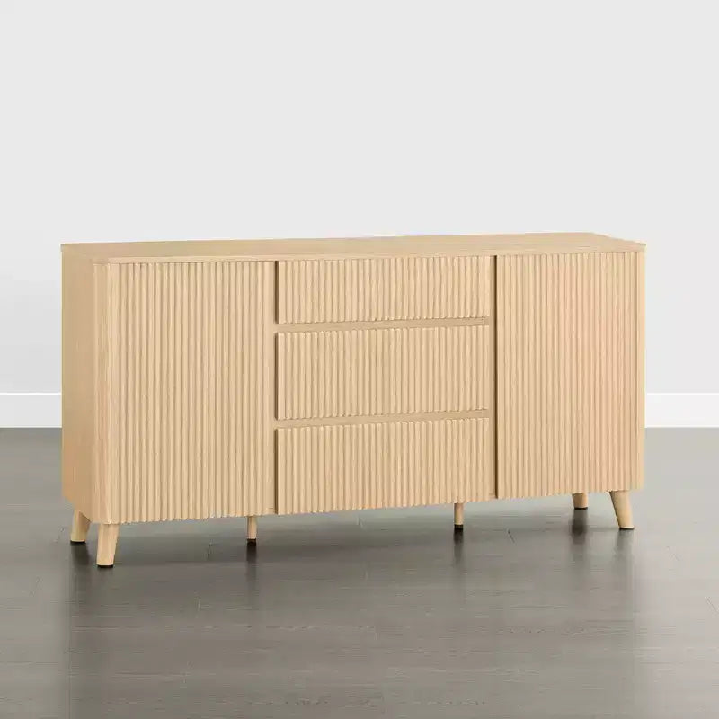Buffet moderne avec rangement Spruce & Spring de 62 pouces