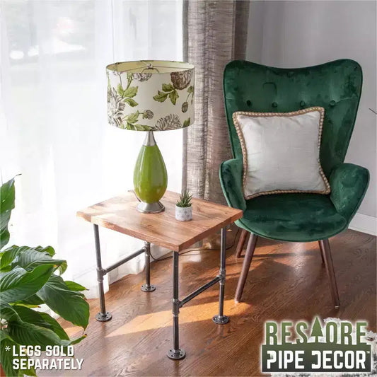 Plateau de table en bois massif de cèdre RESTORE Sunset par Pipe Decor