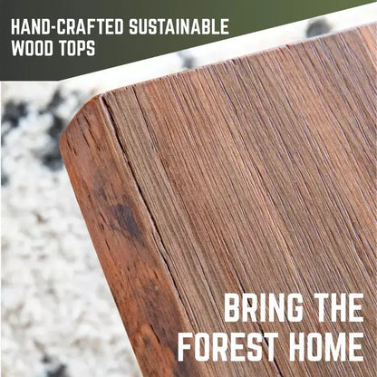 Plateau de table en bois massif de cèdre RESTORE Sunset par Pipe Decor