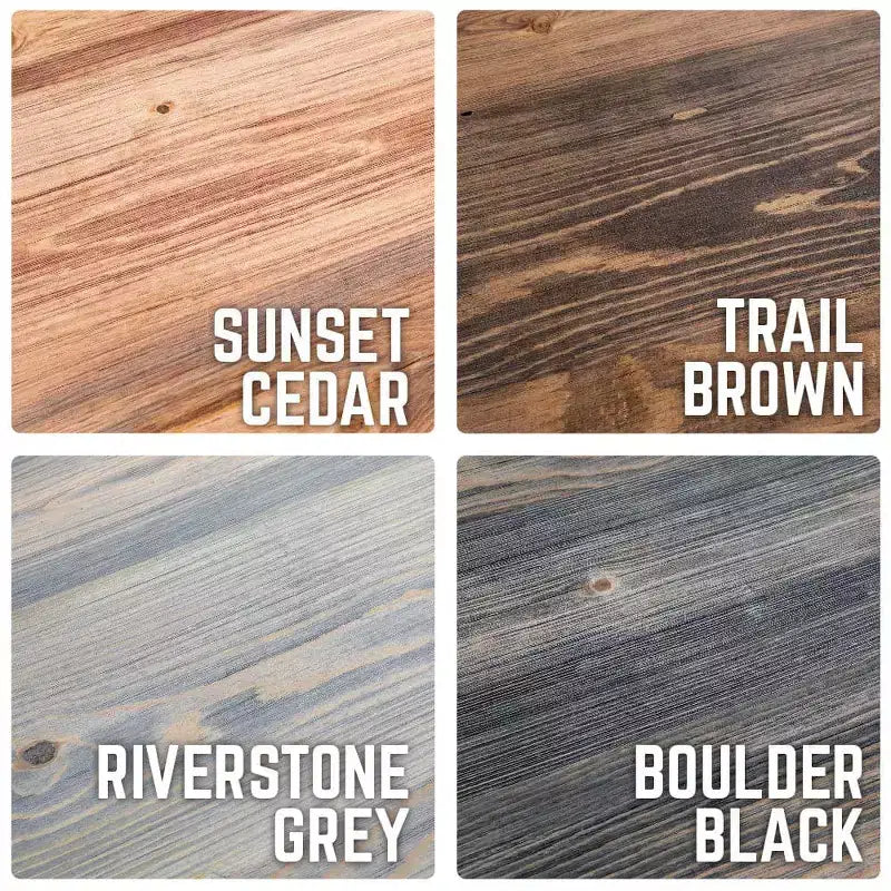 Plateau de table en bois massif de cèdre RESTORE Sunset par Pipe Decor