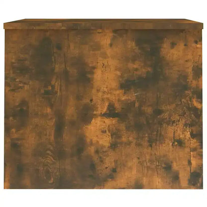 Table basse en bois d'ingénierie chêne fumé 80x50.5x41.5 cm