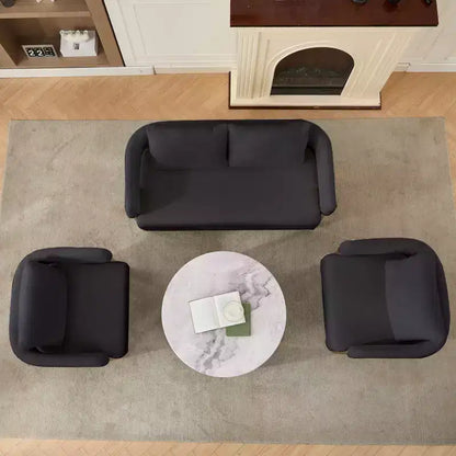 Fauteuil moderne Okak en molleton Teddy avec cadre en métal doré, fauteuil de réception pour salons, zones de détente