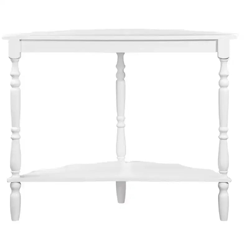 Console demi-lune Okak avec plateau motif nuage, table d'entrée avec cadre et pieds en bois, table de couloir pour salon, foyer, blanc