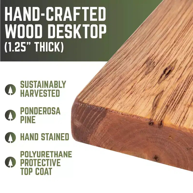 Plateau de table en bois massif de cèdre Sunset RESTORE par Pipe Decor