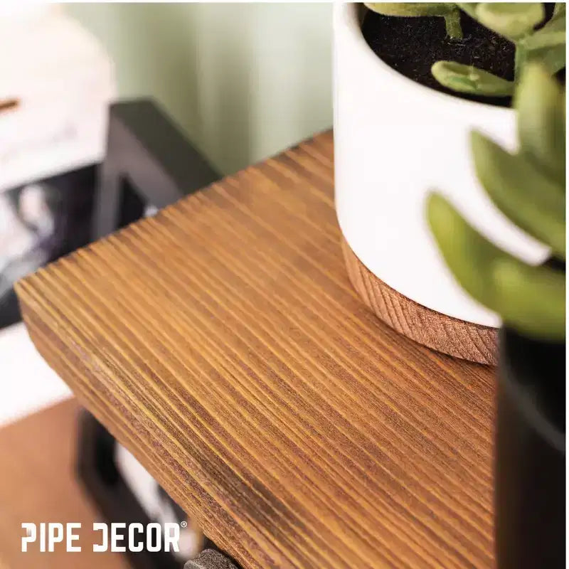 RESTORE Étagère murale en bois brun automne de 91 cm (bois uniquement) par Pipe Decor