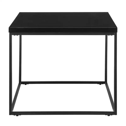 HomeRoots 20 Black Square End Table