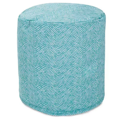 Majestic Home Goods,Pouf South West Teal