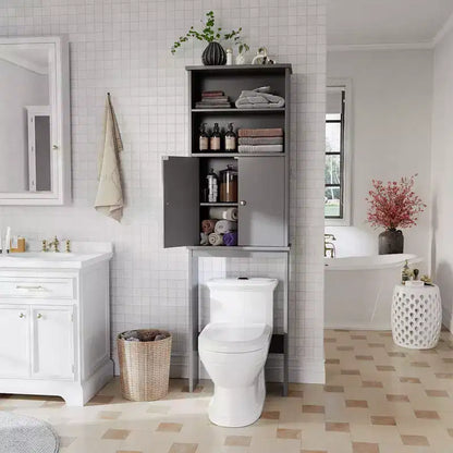 Celebalcony 74,8 pouces de haut Autonome Étagère de Rangement Au-dessus des Toilettes Étagères WC