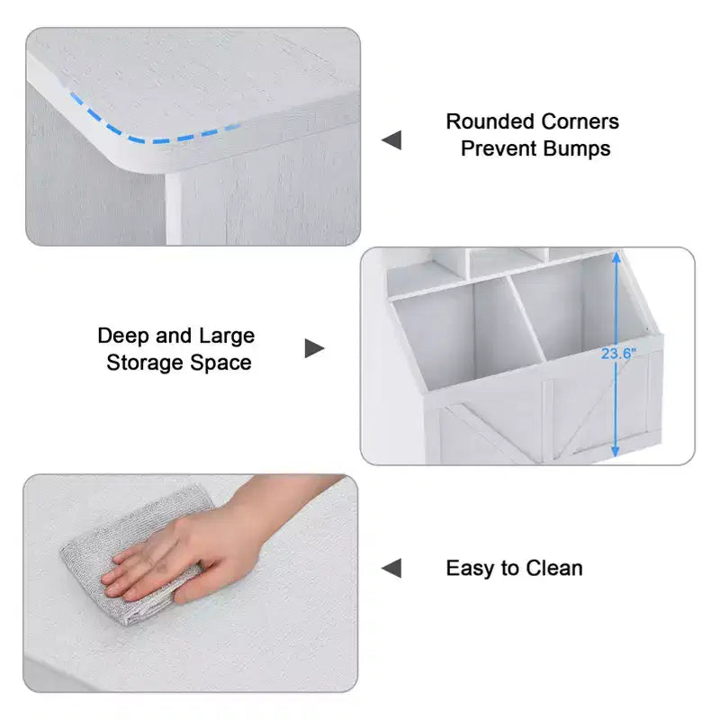 Étagère à livres pour enfants, boîte de rangement de jouets pour enfants, armoire de rangement de jouets avec étagère à livres, convient pour salle de jeux, chambre à coucher, chambre d'enfant, salle de classe