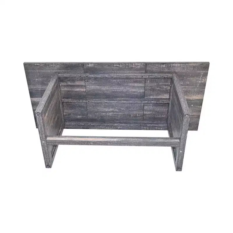 Okak 70.87IN Table de salle à manger de ferme pour 6-8 personnes, Table de cuisine rectangulaire avec pieds renforcés, Table de dîner pour salle à manger, Gris