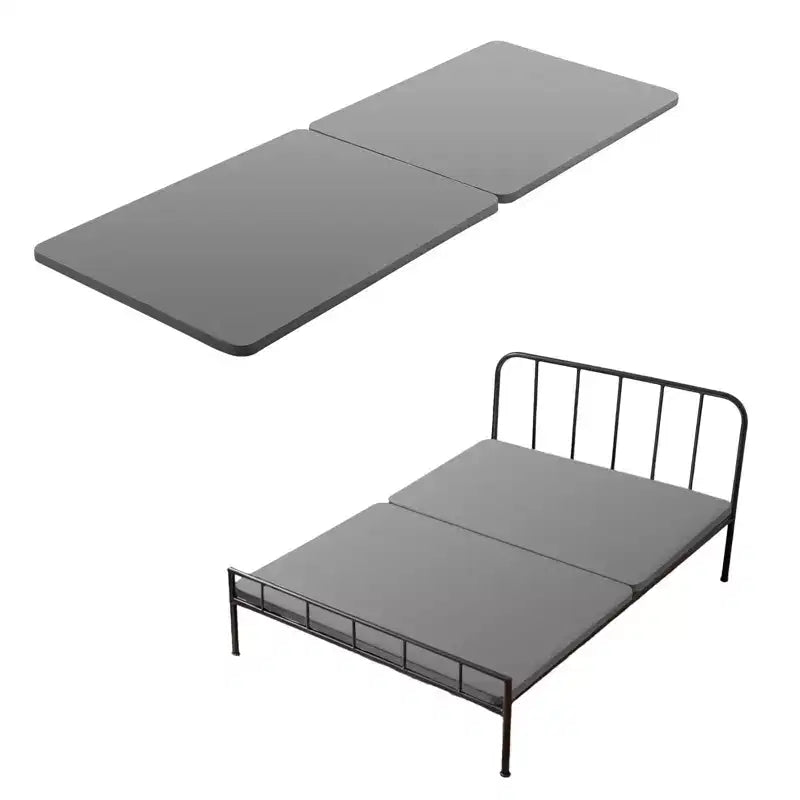 VEVOR Full Size Bunkie Board, 1.5 in Bed Board Slats with 200D Oxford Cloth, Wooden Mattress Support for Full Size Bed, 2 Piece, Gray