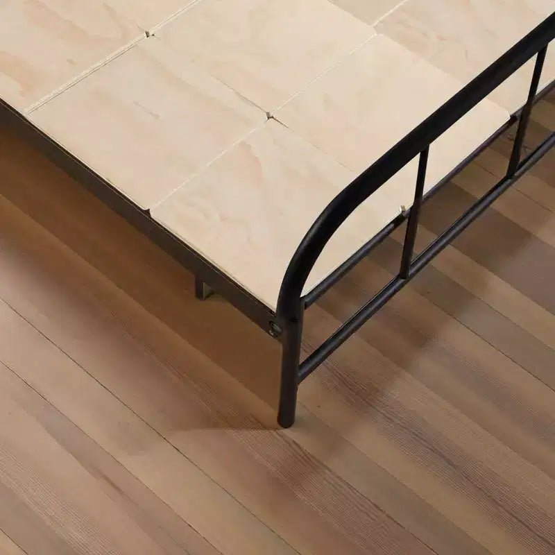 VEVOR Planche de lit jumeau, lattes pliables de 1 cm avec connexion, support de matelas en bois pour lit jumeau, 8 pièces, bois clair