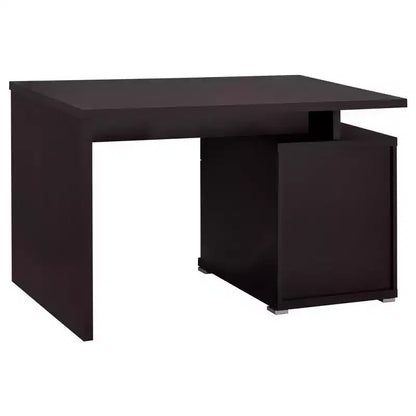 Okak Bureaux de direction 47,25 po, bureau assis-debout avec 2 tiroirs et poignée en métal, bureau d'ordinateur pour salle de lecture, bureau d'étude