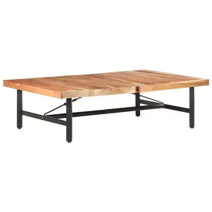 vidaXL Table Basse Table d'Appoint Table de Canapé Meuble de Salon Bois Massif