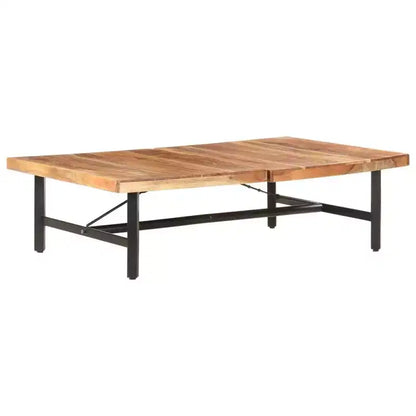 vidaXL Table Basse Table d'Appoint Table de Canapé Meuble de Salon Bois Massif