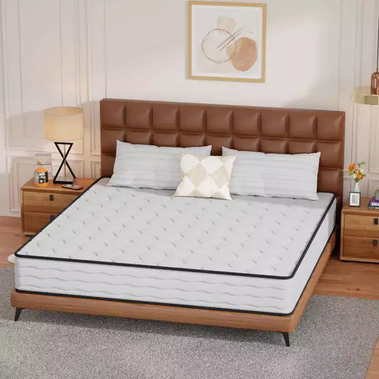 Matelas hybride BestMassage 10 pouces à ressorts ensachés et mousse, sans fibre de verre, fermeté moyenne, idéal pour les personnes qui dorment sur le dos, le ventre ou le côté