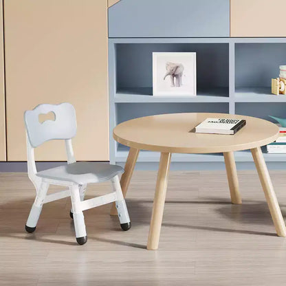 GustoWave Lot de 2 chaises réglables pour enfants, hauteur à 3 niveaux de 54,1 à 58,2 cm, dossier ergonomique, patins antidérapants, PP sûr, pour les 2-12 ans
