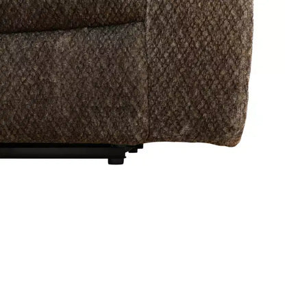 MAYEERTY Fauteuil inclinable, Fauteuil relaxant en Tissu Respirant Anti-Boulochage avec Dossier Réglable pour Salon, Marron